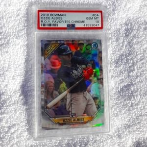 Ozzie Albies PSA Graded 10